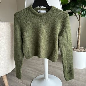 Zara Olive Green Sweater